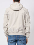 YES-ZEE U Giubbino bomber con cappuccio GRIGIO/BEIGE