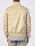 YES-ZEE U Giubbotto bomber in suede beige