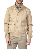 YES-ZEE U Giubbotto bomber in suede beige