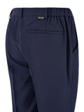 YES-ZEE U Pantaloni con coulisse e elastico in vita BLUNAVY