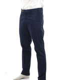YOS HYPS Pantaloni chinos ventre piatto blu