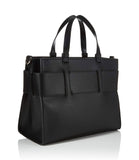 AX ARMANI D Borsa shopping con logo nero