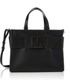AX ARMANI D Borsa shopping con logo nero