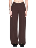 AX ARMANI D Jeans wide leg marrone MORO