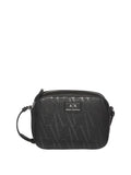 AX ARMANI D Tracollina logo allover nero