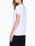 AX ARMANI D T-shirt logo bianco