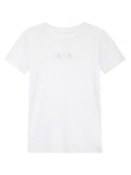 AX ARMANI D T-shirt logo bianco