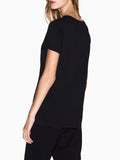 AX ARMANI D T-shirt logo nero