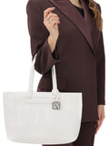 AX ARMANI D Shopping bag loghi AX bianco