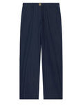 AX ARMANI D Pantalone classic in tessuto chambray DENIM