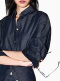 AX ARMANI D Camicia in denim di cotone DENIM