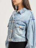 AX ARMANI D Giacca di jeans cropped DENIM