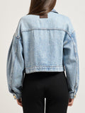 AX ARMANI D Giacca di jeans cropped DENIM