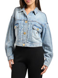 AX ARMANI D Giacca di jeans cropped DENIM