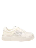 AX ARMANI D Sneakers con logo platform bianco