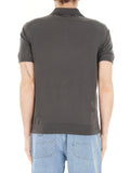 AX ARMANI U Polo in maglia basic con polsini grigio