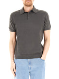 AX ARMANI U Polo in maglia basic con polsini grigio