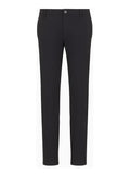 AX ARMANI U Pantaloni classici da completo in twill ultra stretch nero
