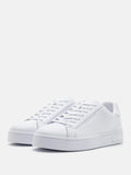 AX ARMANI U Sneakers in pelle basic logo bianco
