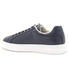 AX ARMANI U Sneakers in pelle basic logo NAVY