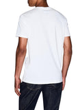 AX ARMANI U T-shirt in cotone con logo sul cuore bianco