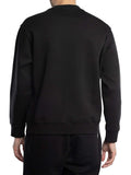 AX ARMANI U Felpa girocollo logo centrale nero