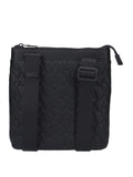 AX ARMANI U Tracollina loghi 2 tasche zip nero