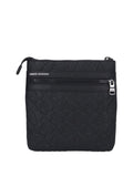 AX ARMANI U Tracollina loghi 2 tasche zip nero