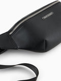 AX ARMANI U Marsupio in ecopelle logo nero