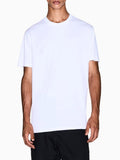 AX ARMANI U T-shirt in cotone con logo sul cuore bianco