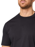 AX ARMANI U T-shirt basic no logo in cotone BLU SCURO