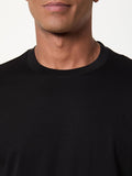 AX ARMANI U T-shirt basic no logo in cotone nero