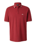 AX ARMANI U Polo in cotone stretch BORDEUX