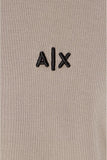 AX ARMANI U Polo con profili contrasto tortora
