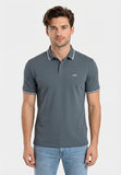 AX ARMANI U Polo con profili contrasto BLU CINA