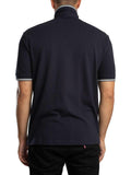 AX ARMANI U Polo con profili contrasto BLU SCURO