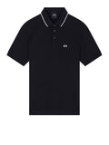 AX ARMANI U Polo slim fit con logo e piping nero