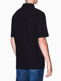 AX ARMANI U Pilo con trama logo ax nero