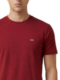AX ARMANI U T-shirt micrologo BORDEUX