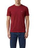 AX ARMANI U T-shirt micrologo BORDEUX