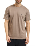AX ARMANI U T-shirt basic piccolo logo tortora