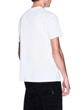 AX ARMANI U T-shirt con box logo bianco
