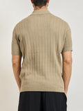 AX ARMANI U Polo con zip e lavorazione sabbia