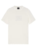AX ARMANI U T-shirt con inserto logo gommato bianco