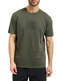 AX ARMANI U T-shirt con stampa logo grigio