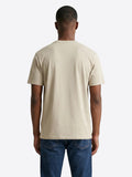 AX ARMANI U T-shirt logo in rilievo sabbia