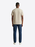 AX ARMANI U T-shirt logo in rilievo sabbia