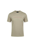 AX ARMANI U T-shirt logo in rilievo sabbia