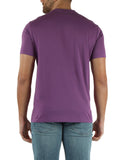 AX ARMANI U T-shirt logo in rilievo VIOLA