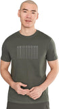 AX ARMANI U T-shirt con stampa logo gradient grigio